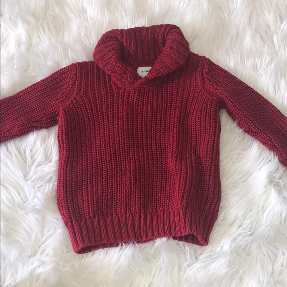 Red boys sweater